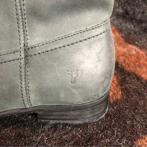 Frye Cara Roper Short Boots Nubuck Leather Sz 7B - Picture 2 of 11